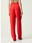 Normal Bel Regular Fit Nar Çiçeği Kadın Pantolon 1086046 4
