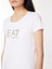 Bisiklet Yaka Düz Beyaz Kadın T-Shirt 8NTT66 4