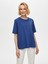 Baskı ve Zincir Nakış Detaylı Yuvarlak Yaka Kısa Kol T-Shirt S25TSH079 2