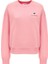 Bisiklet Yaka Düz Pembe Kadın Sweatshırt 75CBIT01 1