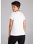 Bisiklet Yaka Düz Ekru Kadın T-Shirt B00002 5