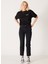 Yüksek Bel Düz Paça Regular Fit Kadın Denim Pantolon W2H200658 3