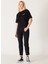 Yüksek Bel Düz Paça Regular Fit Kadın Denim Pantolon W2H200658 4