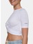 Bisiklet Yaka Düz Beyaz Kadın T-Shirt E22FLHVX 3