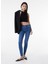 L526005404-AÇIK Mavi Açık Mavi Kadın Normal Bel Skinny Fit Denim Pantolon 2
