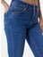 L526005404-AÇIK Mavi Açık Mavi Kadın Normal Bel Skinny Fit Denim Pantolon 5