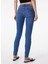 L526005404-AÇIK Mavi Açık Mavi Kadın Normal Bel Skinny Fit Denim Pantolon 6