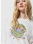Bisiklet Yaka Ekru Kadın T-Shirt W231328102 2