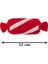 Şeker Peluş Yastık, Yılbaşı Şeker Peluş Yastık 52 cm 2