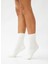 Kadın Ekru Renkli Havlu Soket Çorap 2