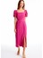 Visne Dears Regular Fit Midi Boy Elbise 2