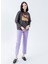 Normal Bel Basic Lila Kadın Pantolon 1085630 1