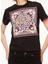 Bisiklet Yaka Baskılı Siyah Kadın T-Shirt 75PAHF04 4