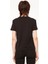 Bisiklet Yaka Baskılı Siyah Kadın T-Shirt 75PAHF04 5