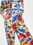 Resort Çiçek Desen Paçası Yırtmaçlı Wide Leg Fit Viskon Pantolon S25PNT045 4