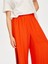 Resort Önü Yırtmaç Detaylı Viskon Keten Wide Leg Fit Pantolon S25PNT047 5