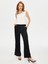 Önü Dikiş Detaylı Yırtmaçlı Wide Leg Fit Pantolon S25PNT009 2