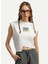 Kadın Crop Atlet - Igami - Off White 3