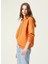 Kapüşon Yaka Turuncu Kadın Sweatshırt 1085375 4