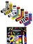 7'li Happy Socks Renkli Desenli Tasarım Çorap 1