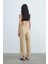 Camel Paper Poplin Pantolon 4
