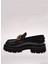 Siyah Kadın Deri Loafer Harry W 2