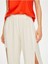 Resort Önü Yırtmaç Detaylı Viskon Keten Wide Leg Fit Pantolon S25PNT047 4
