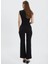 Normal Bel Standart Siyah Kadın Pantolon 24YSL5193 3