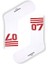 7'li Gym Spor Desenli Atletik Çorap Set 1045 4