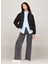 Siyah Kadın Dik Yaka Standart Fit Puffer Mont Tjw Essentıal Puffer Ext 1