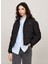 Siyah Kadın Dik Yaka Standart Fit Puffer Mont Tjw Essentıal Puffer Ext 2