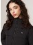 Siyah Kadın Dik Yaka Standart Fit Puffer Mont Tjw Essentıal Puffer Ext 3