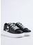 Siyah Kadın Deri Sneaker KL62576T 2