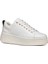 Beyaz Kadın Deri Sneaker D46WVA 2