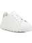 Beyaz Kadın Deri Sneaker D35TCB 2
