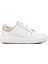 Beyaz Kadın Deri Sneaker D36QFA 1