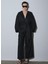Siyah %100 Keten Eleni Culotte Pantolon 2