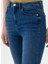 Yüksek Bel Dar Paça Skinny Fit Indigo Kadın Denim Pantolon Repto-D.ındıgo 5