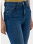 Yüksek Bel Dar Paça Skinny Fit Indigo Kadın Denim Pantolon Repto-D.ındıgo 6
