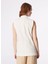 Beyaz - Bej Kadın Basic Yelek F4SL-YLK0167 5