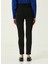 Normal Bel Slim Fit Siyah Kadın Pantolon 1087267 4