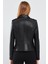Egoist Kadın Siyah Biker Deri Ceket 19WGM5794U4 3