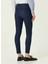 Normal Bel Dar Paça Skinny Fit Lacivert Kadın Denim Pantolon 1083763 4
