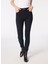 Normal Bel Dar Paça Skinny Fit Lacivert Kadın Denim Pantolon 1091319 4