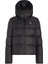 Siyah Kadın Dik Yaka Standart Fit Puffer Mont Mw Down Short Puffer 2