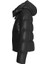 Siyah Kadın Dik Yaka Standart Fit Puffer Mont Mw Down Short Puffer 3