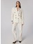 Beyaz Kadın Oversize Ceket SGZB025 3