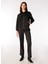 Siyah Kadın Bomber Yaka Basic Mont FC4WL-MNT0056 4