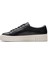 Siyah Kadın Deri Sneaker 26176436 2