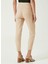 Normal Bel Slim Fit Bej Kadın Pantolon 1087427 5
